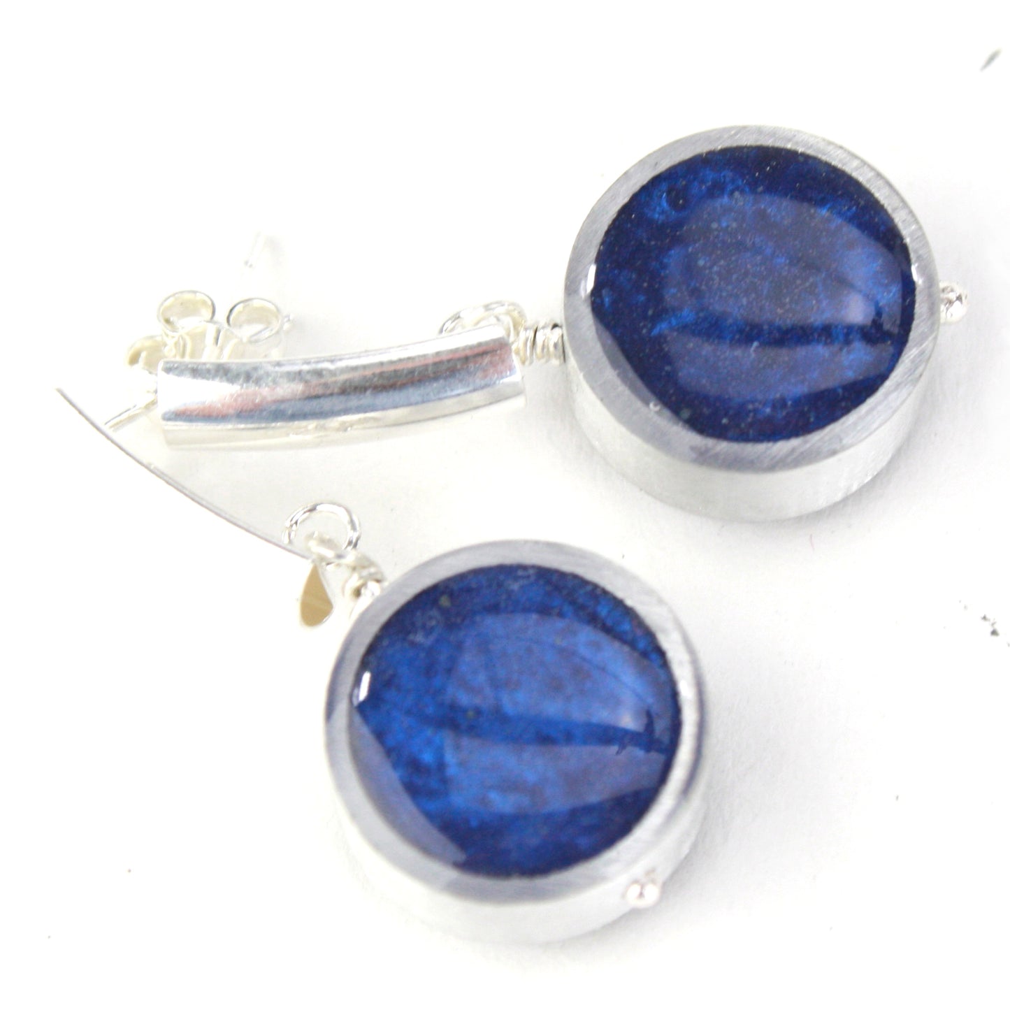 Resinique post studs - Blue