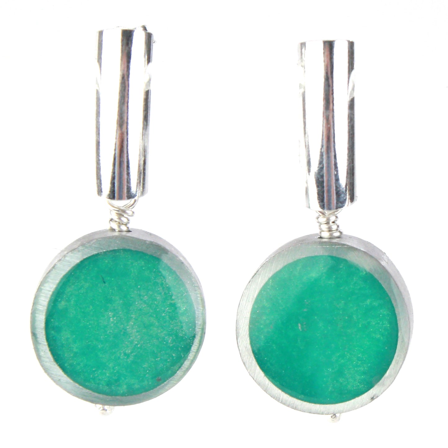 Resinique post studs - Seafoam