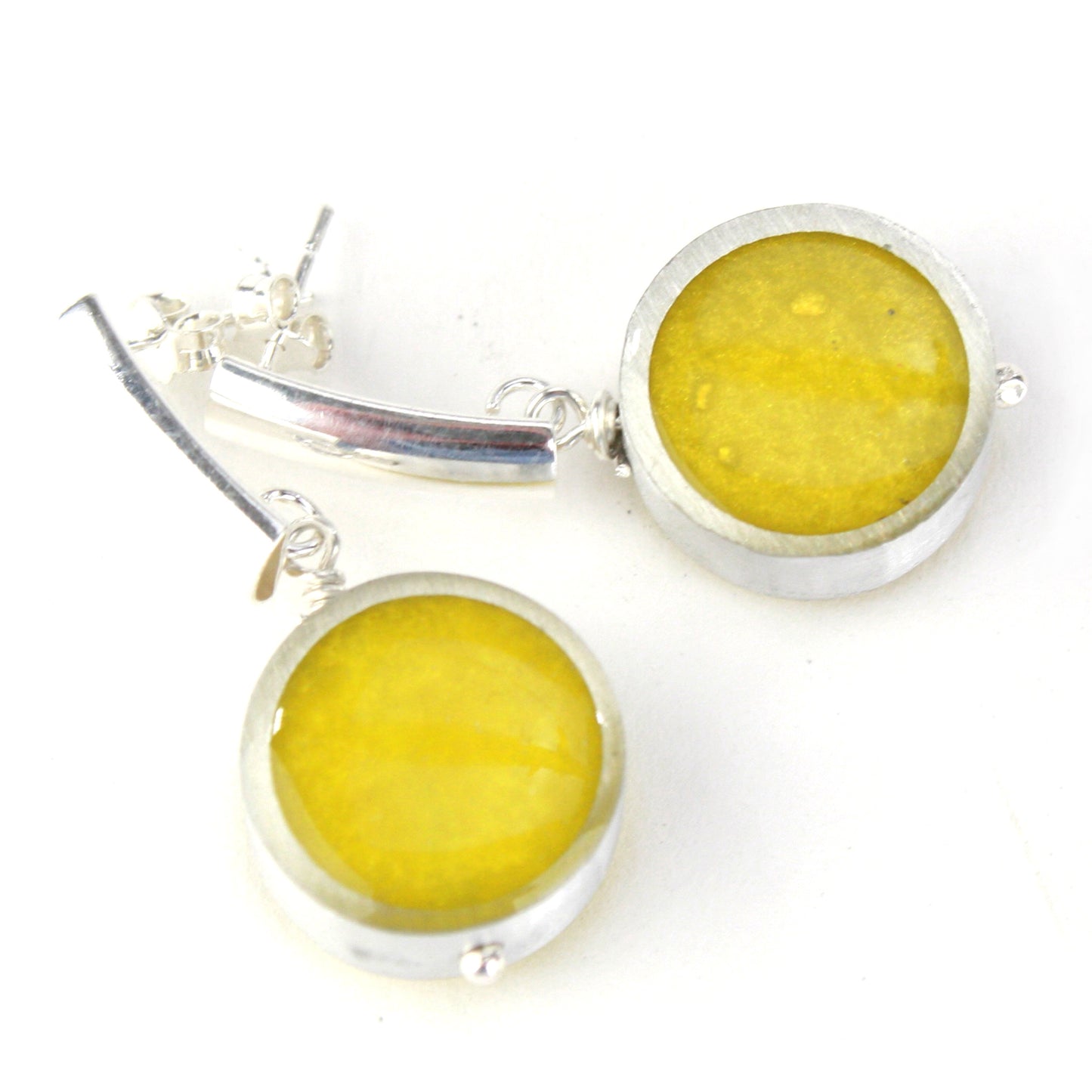 Resinique post studs - Yellow