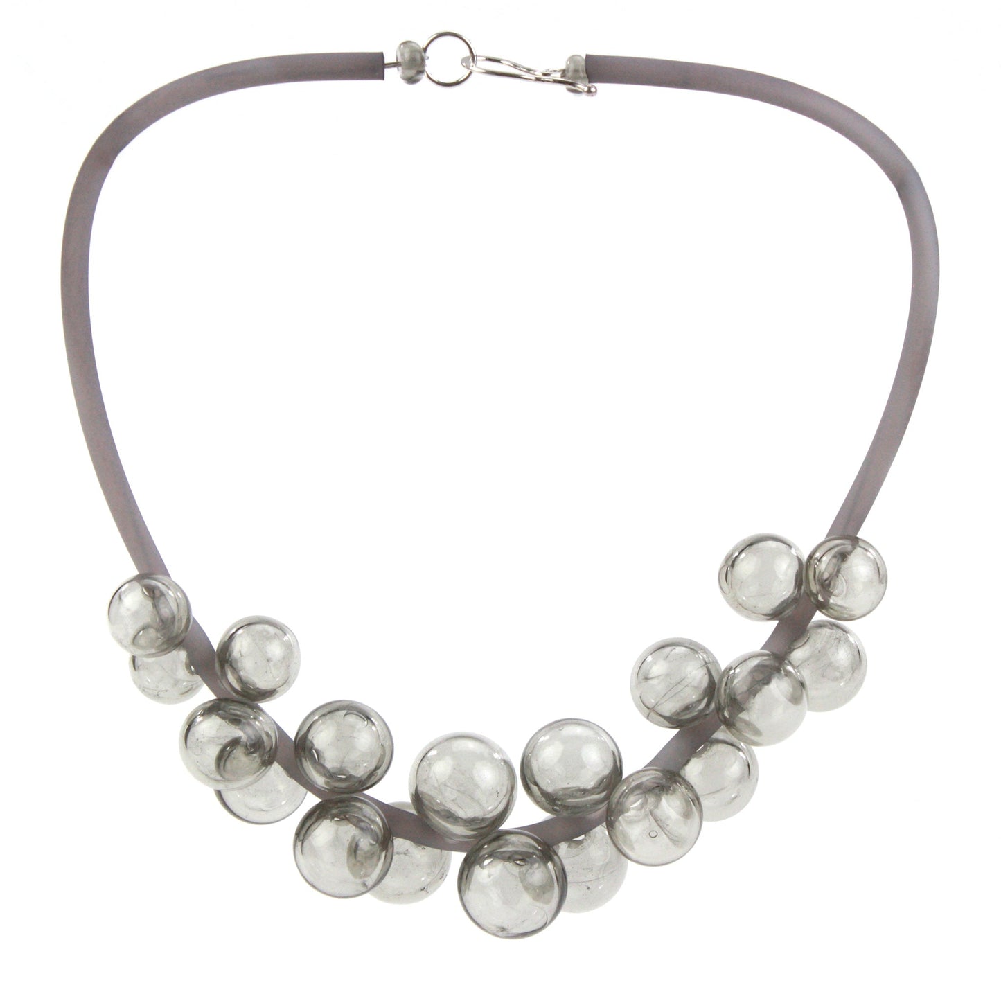 Chroma Bolla Necklace in Grey