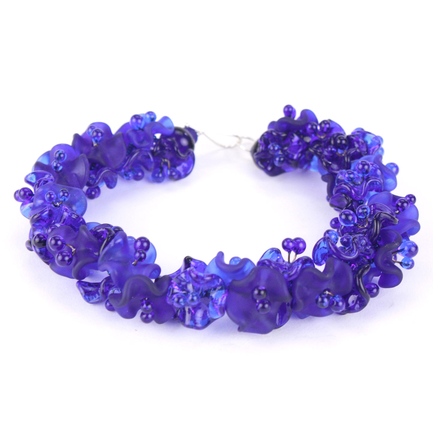 Florette necklace in cobalt -Wholesale