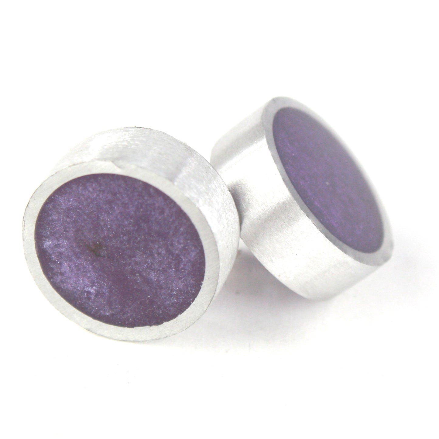 Resinique studs - lavender