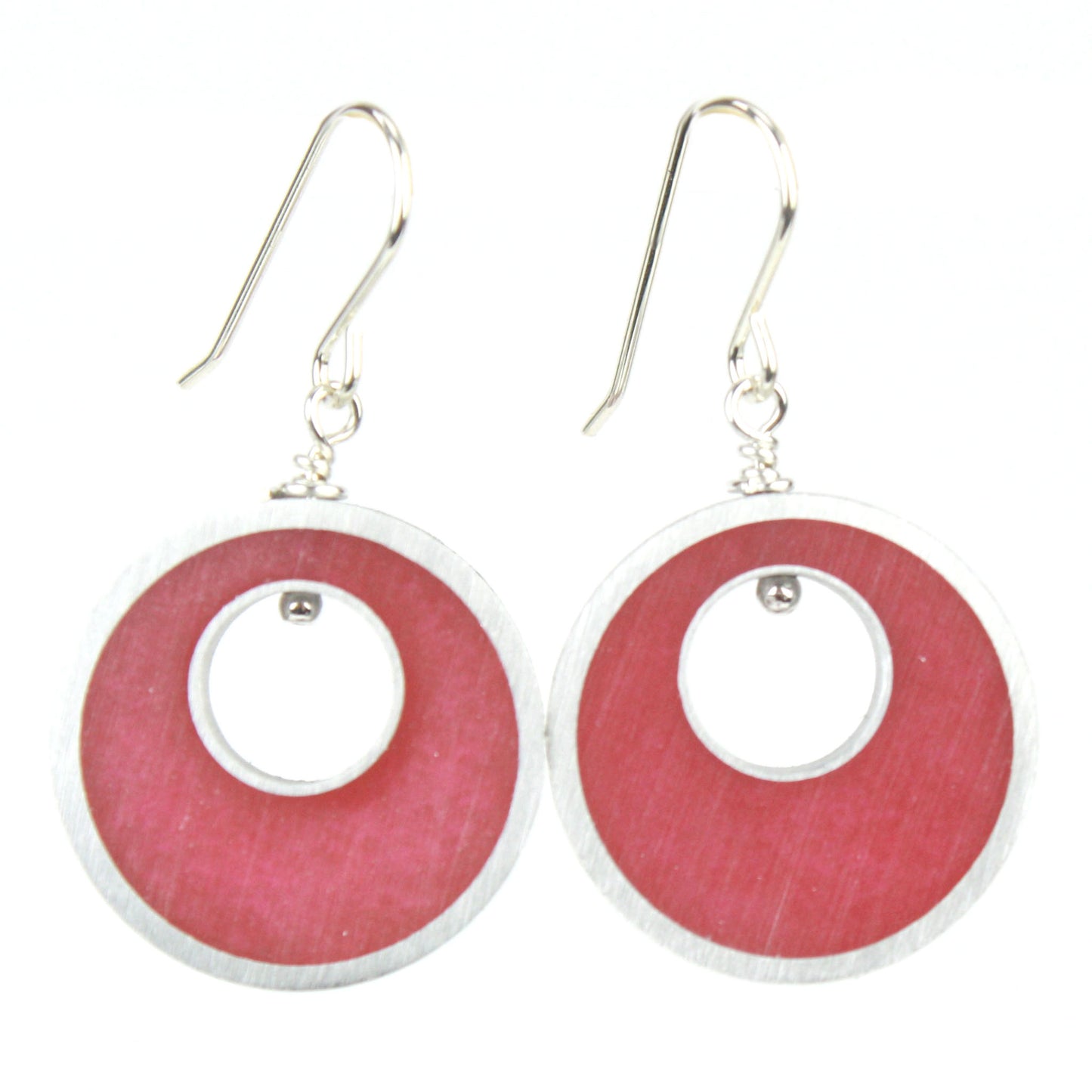 Spotlight earrings in pink