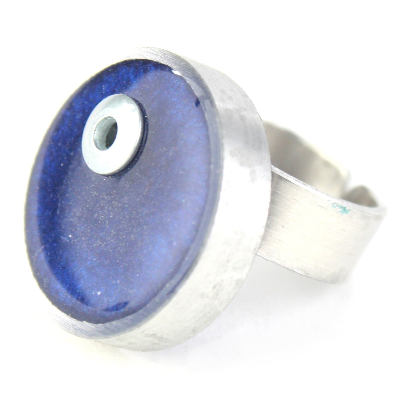 Resinique circle ring - dark blue