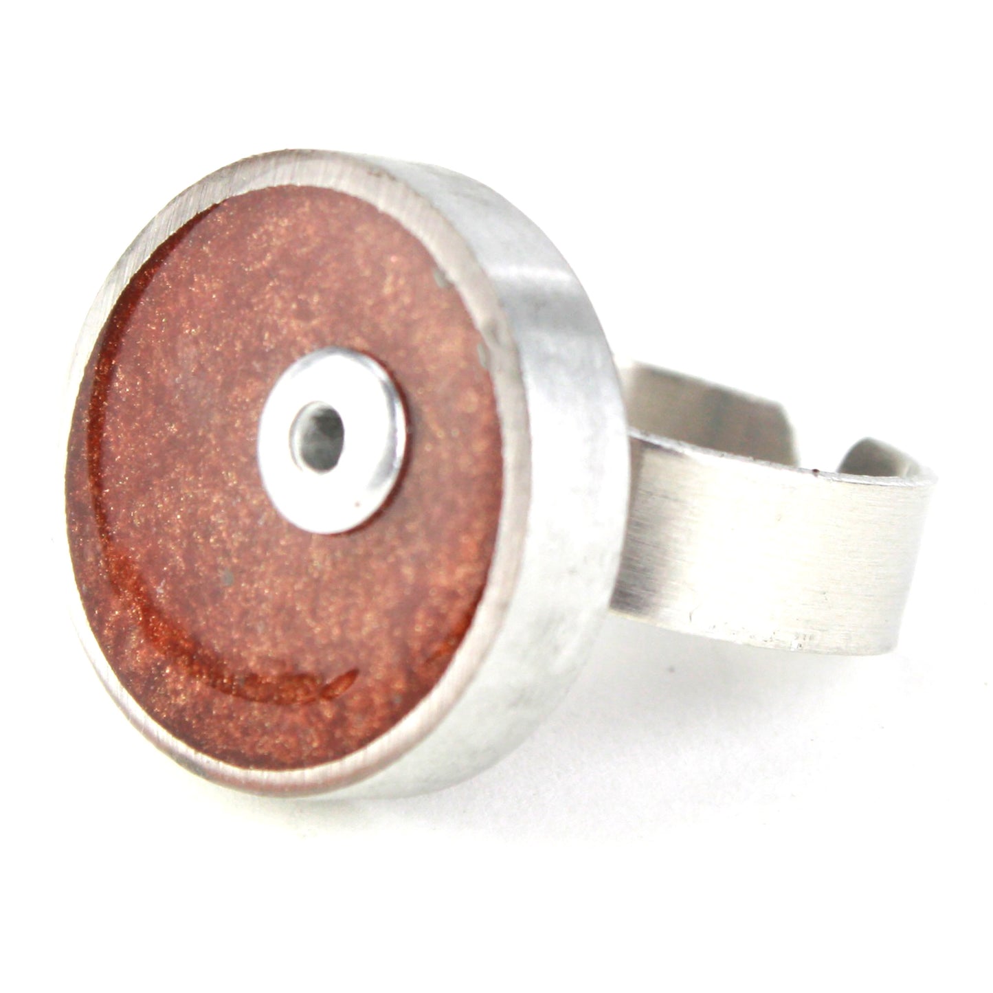 Resinique circle ring - copper