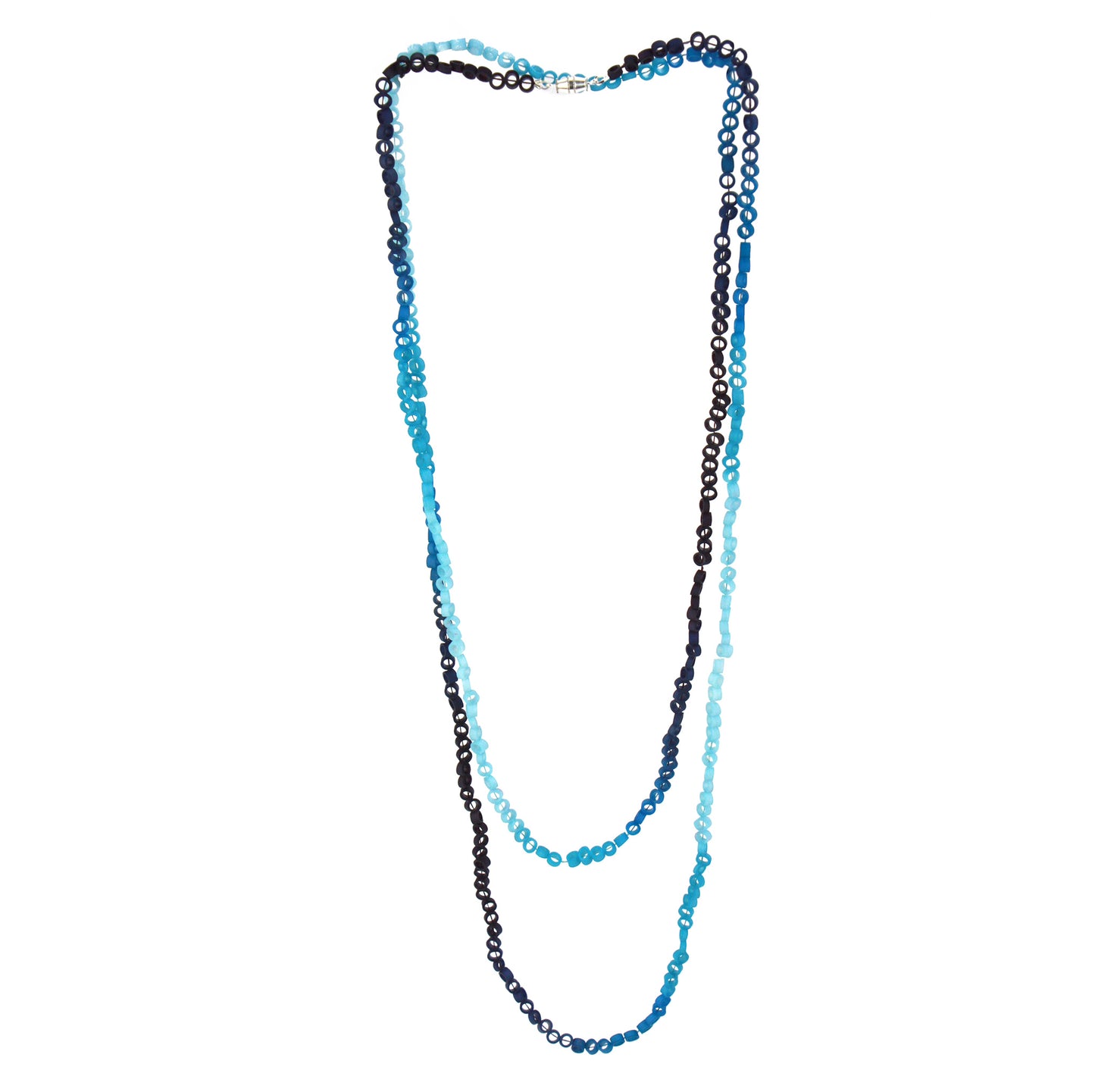Little links necklace - Blues