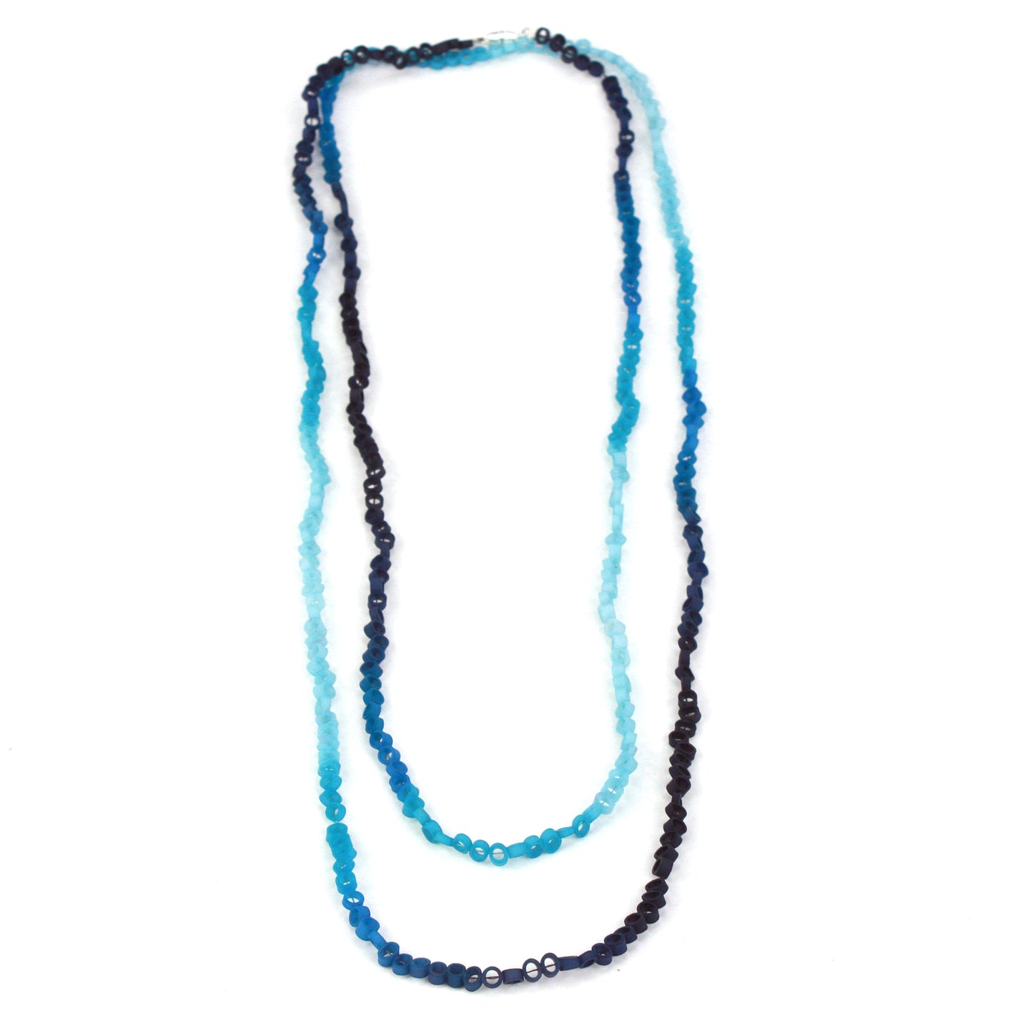 Little links necklace - Blues