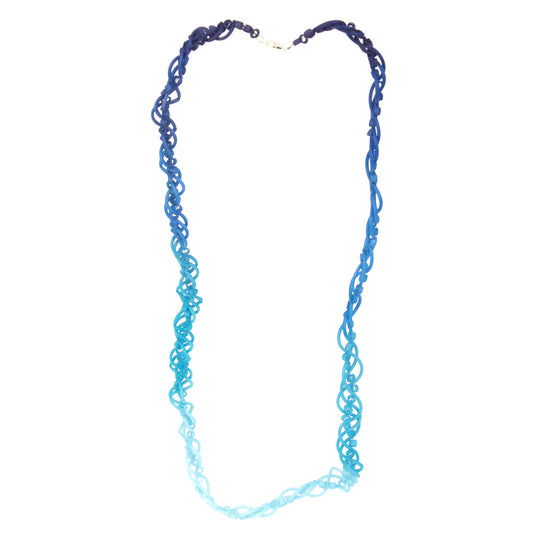 Helix necklace - Blues