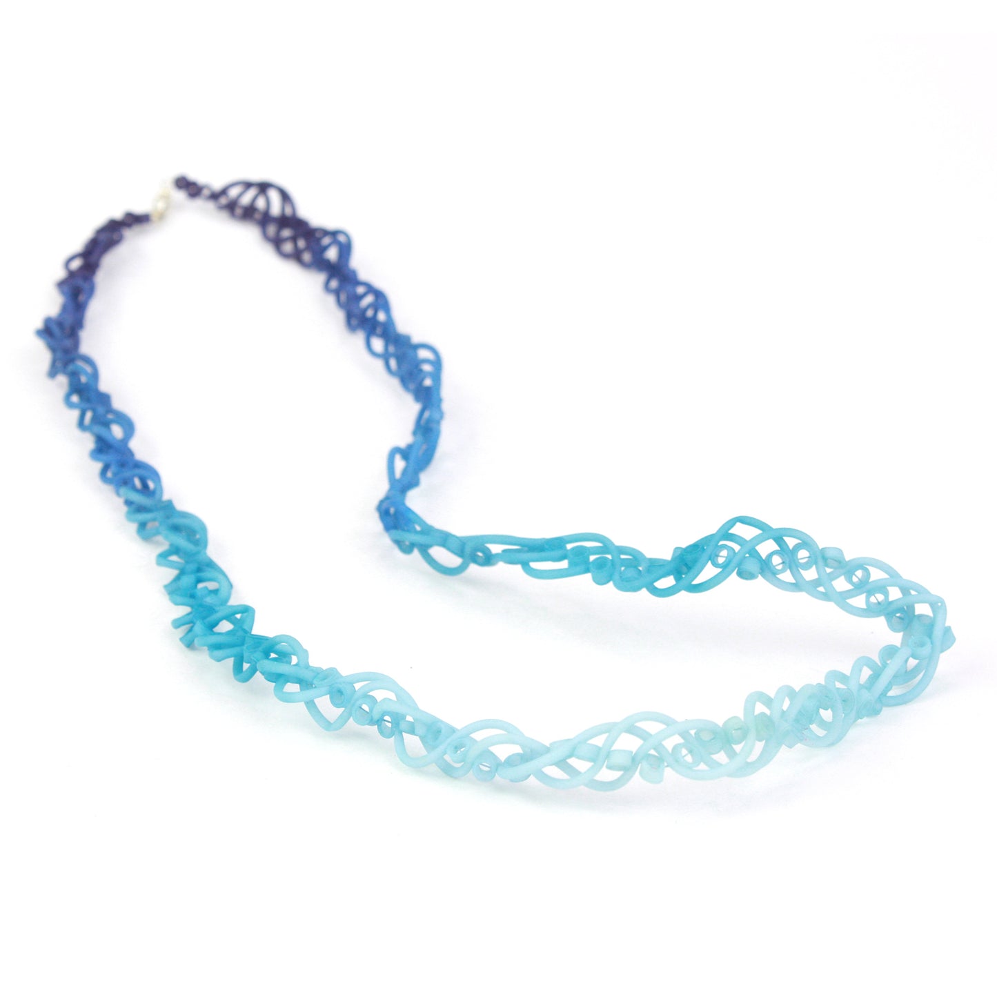 Helix necklace - Blues