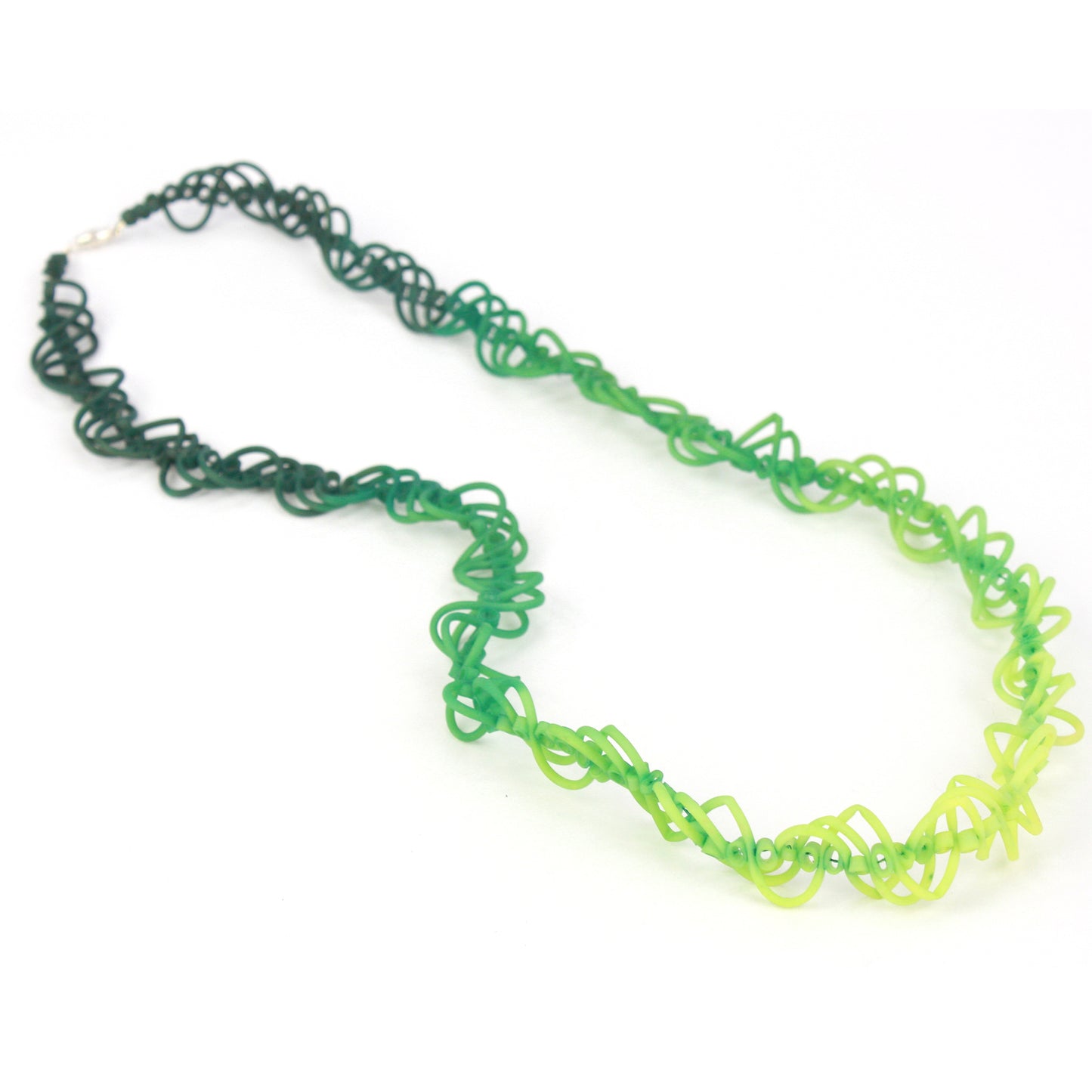 Helix necklace - Greens