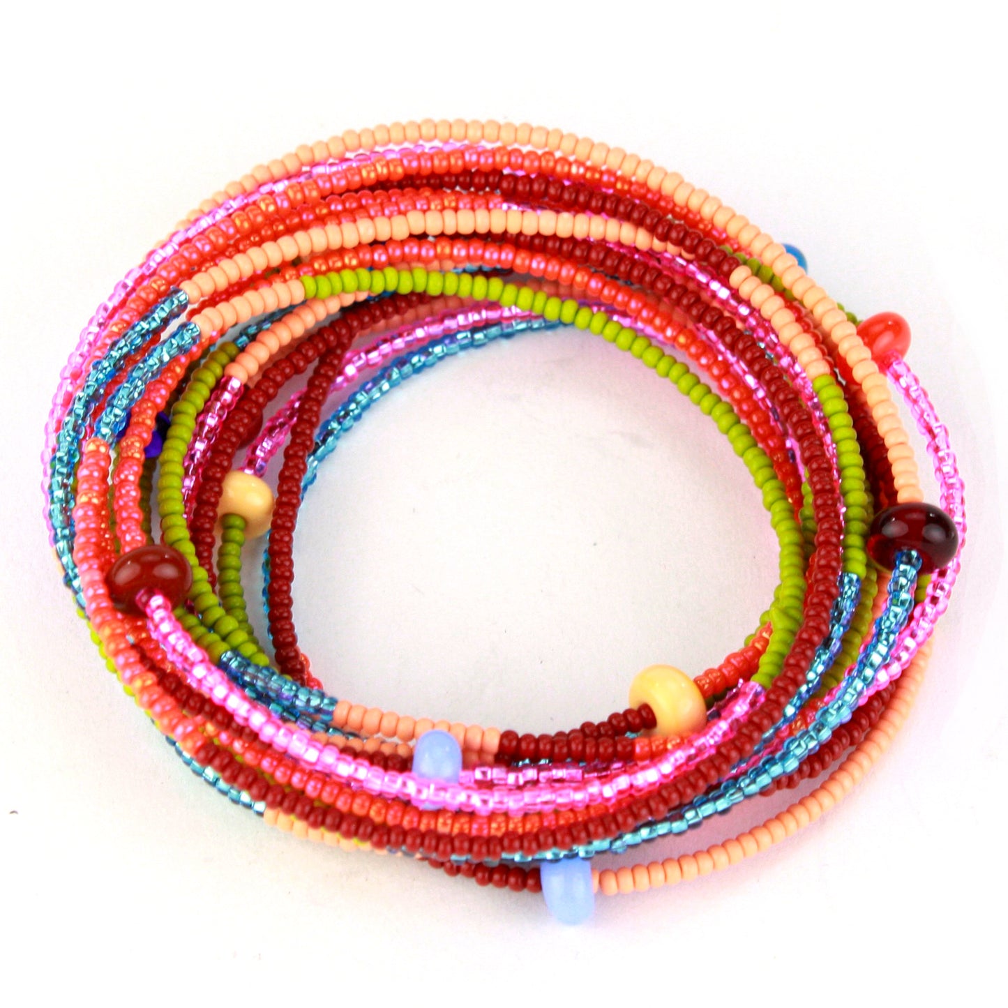 12 foot necklace - Multi colored