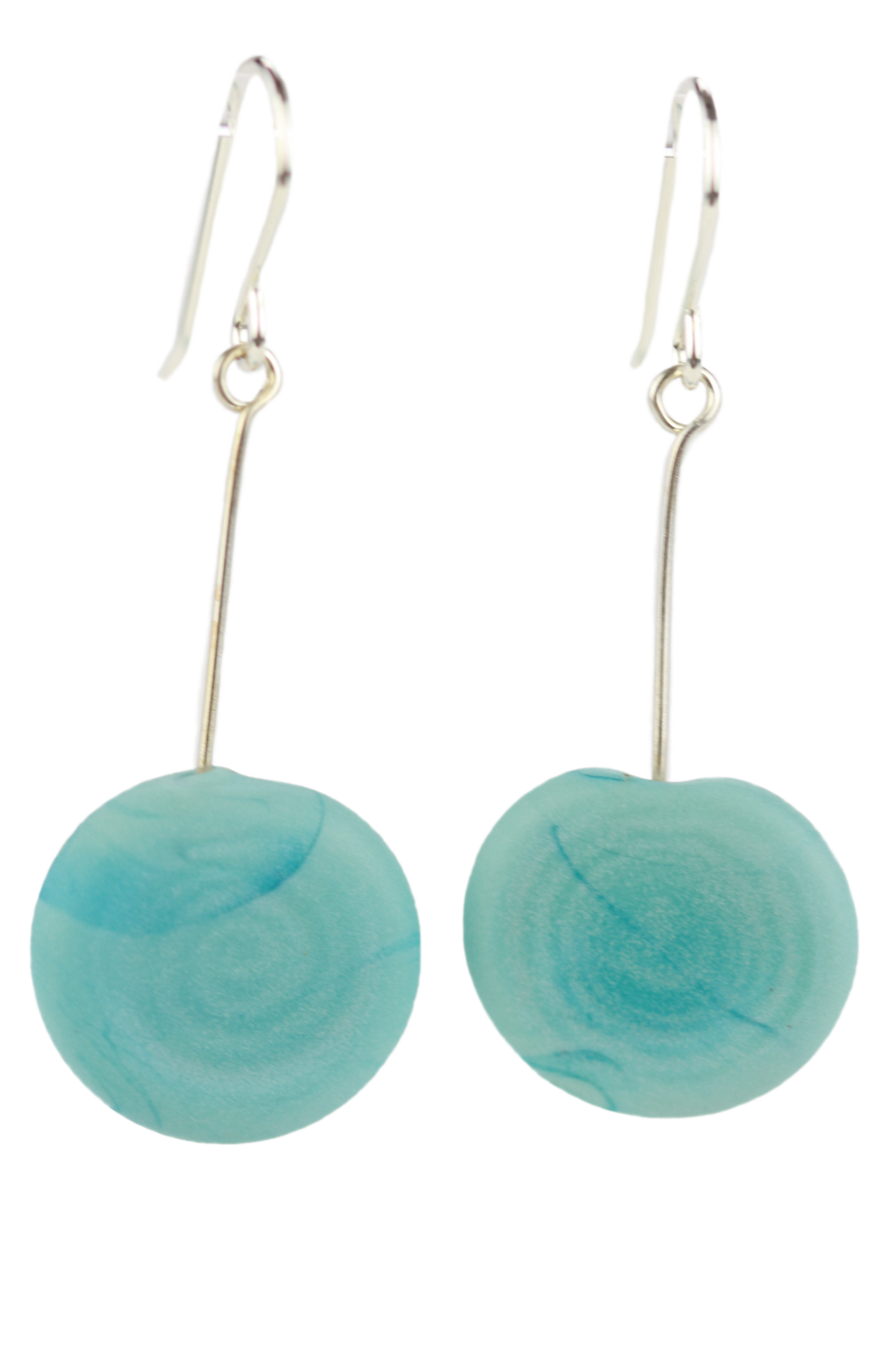 Tab earrings turquoise