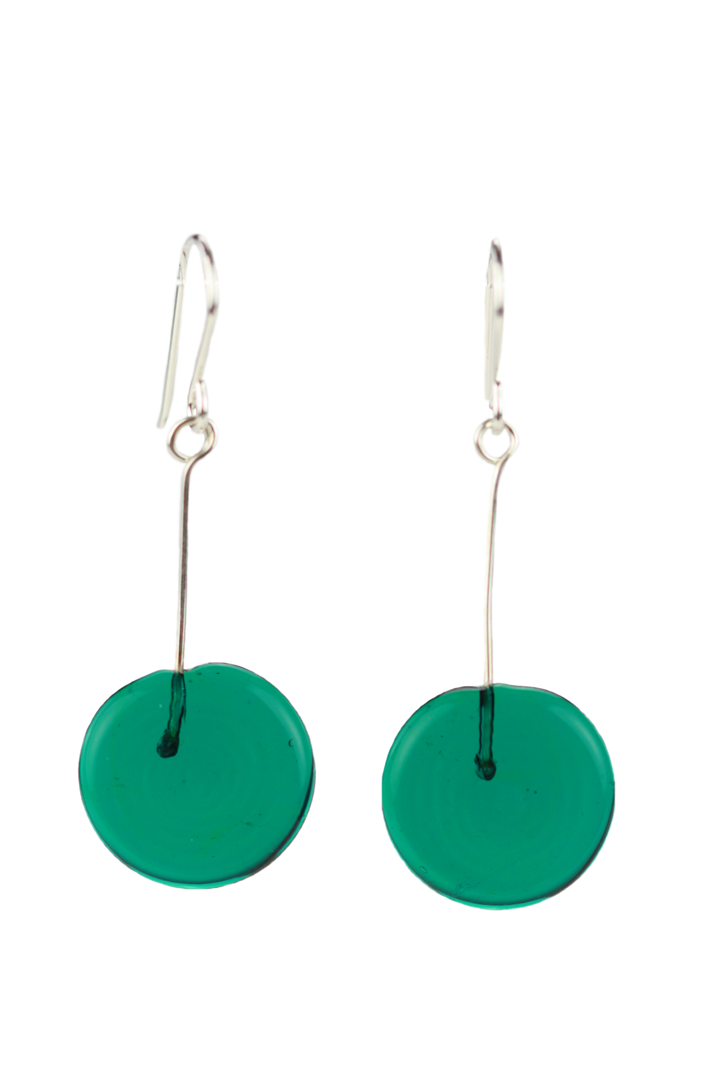 Tab earrings teal -wholesale