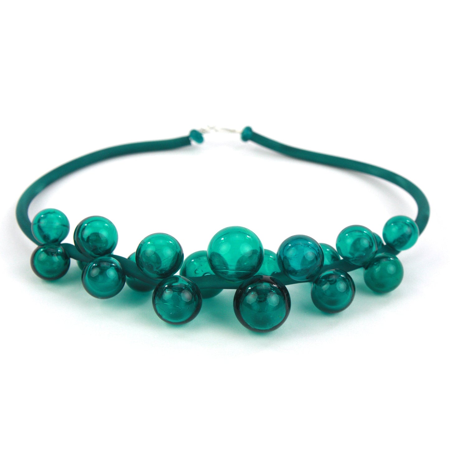Chroma Bolla Necklace in Teal