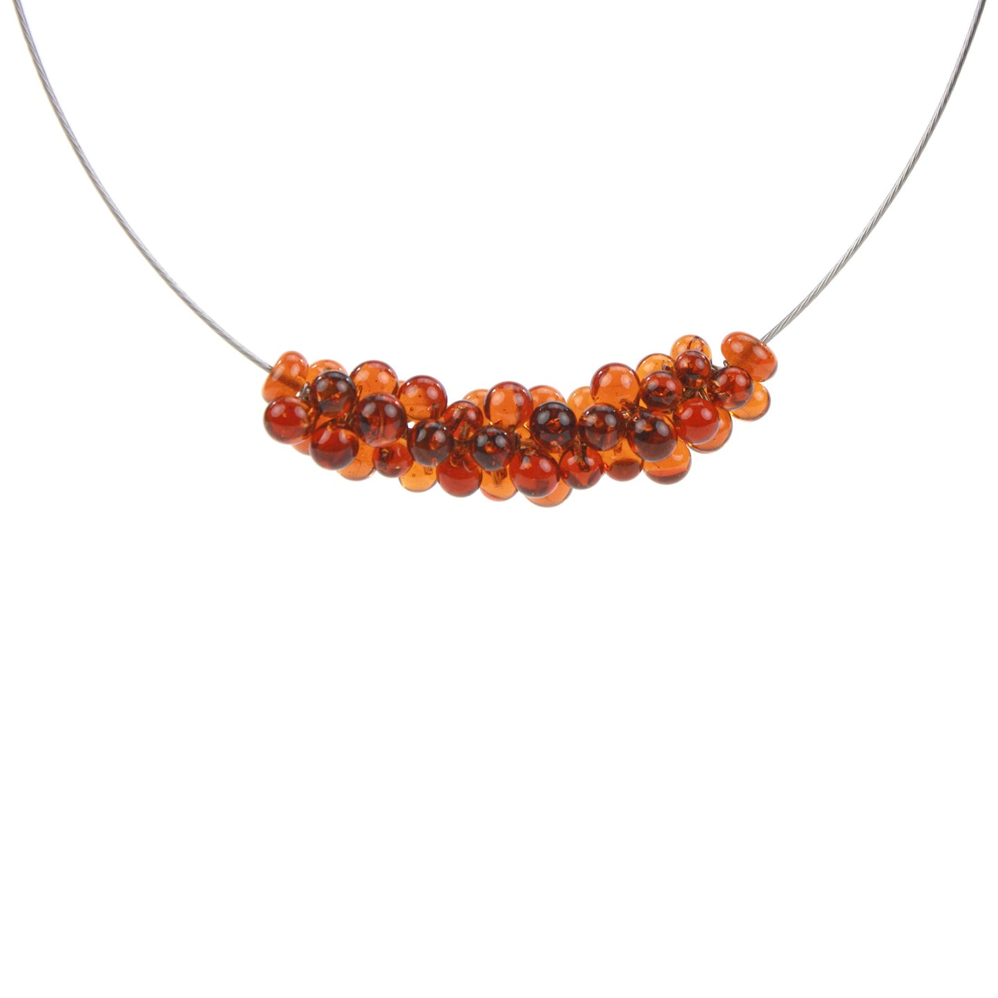 Petite Chroma Necklace in Amber