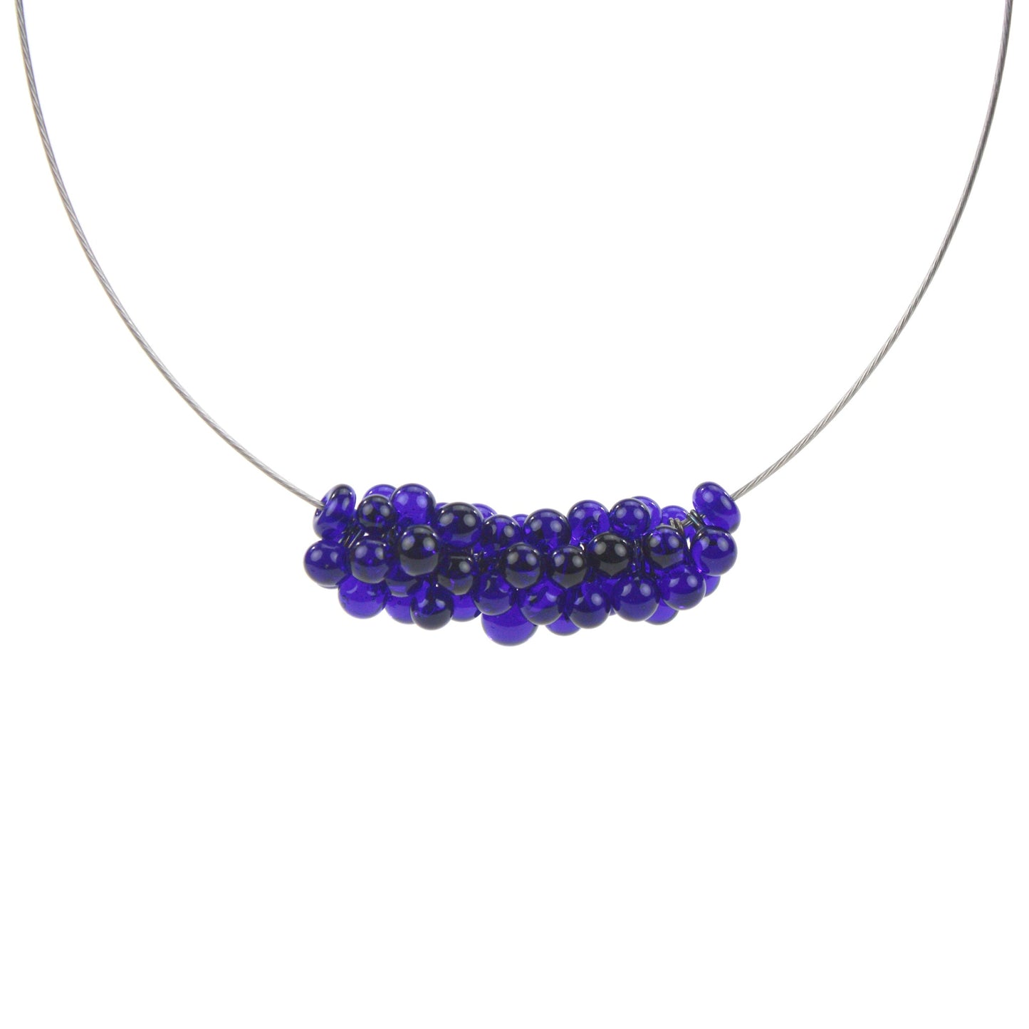 Petite Chroma Necklace in Cobalt