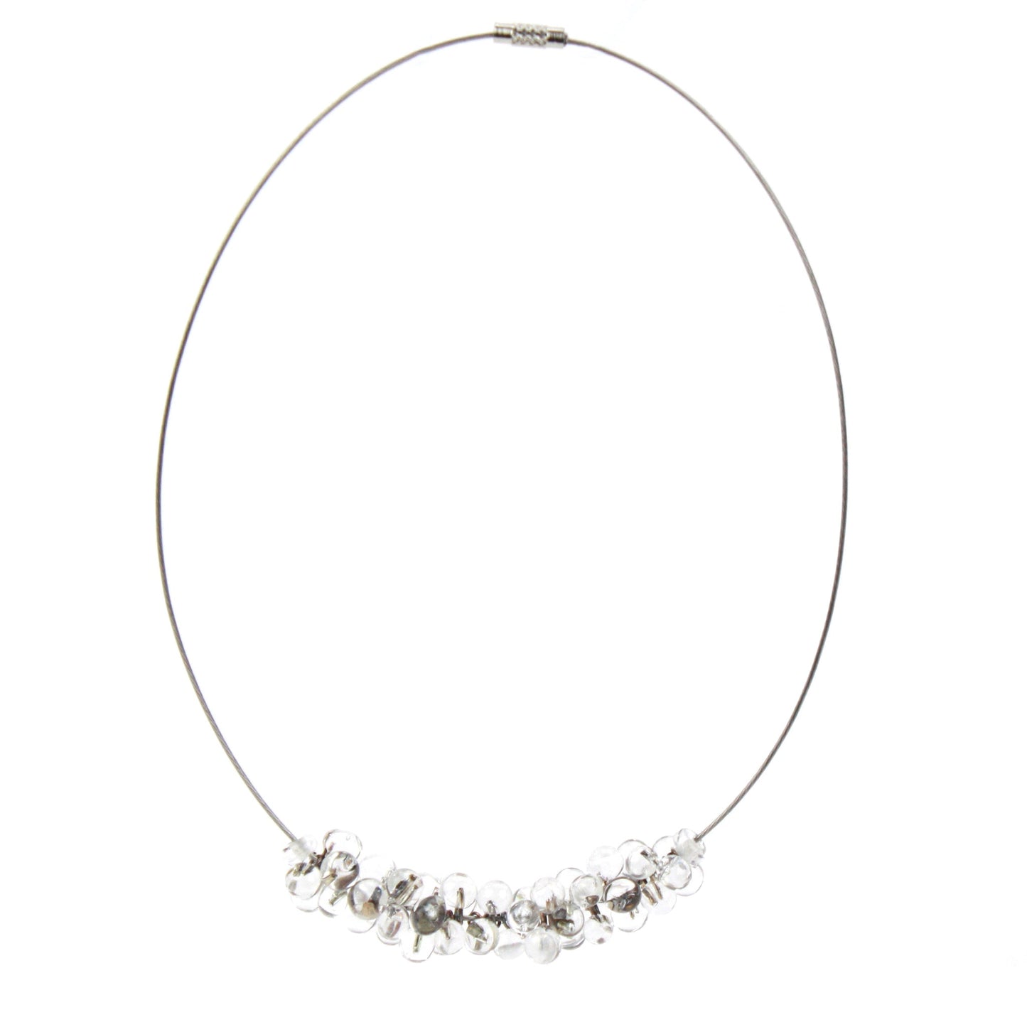 Petite Chroma Necklace in Clear