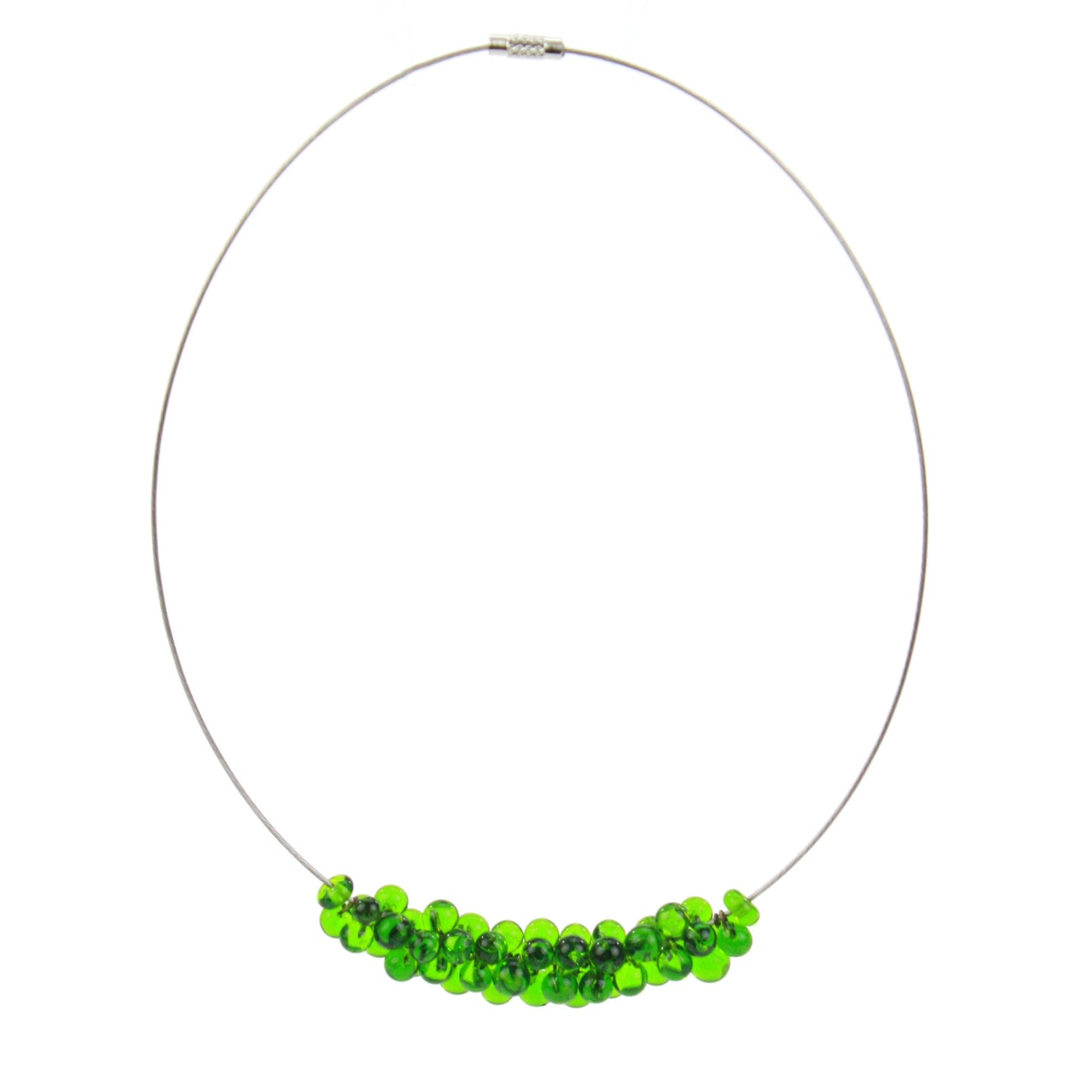 Petite Chroma Necklace in Green