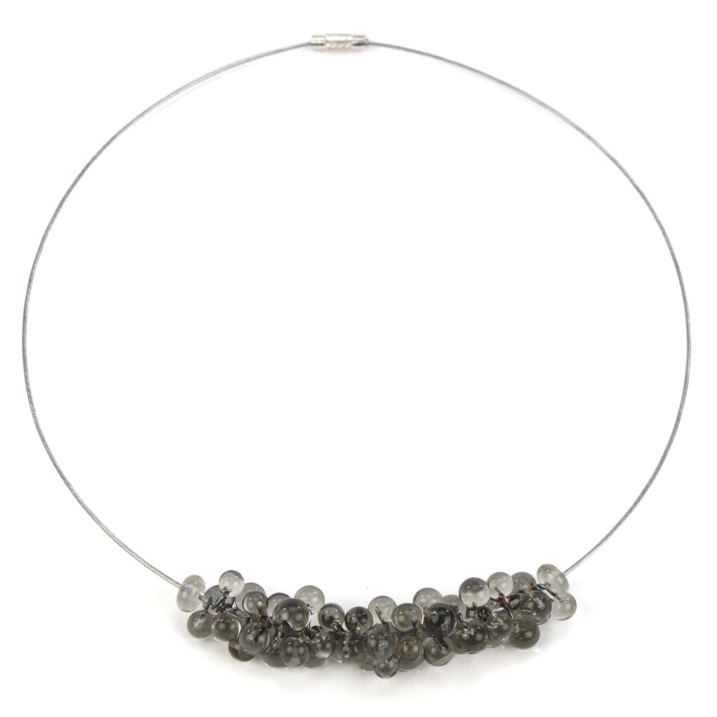 Petite Chroma Necklace in Grey