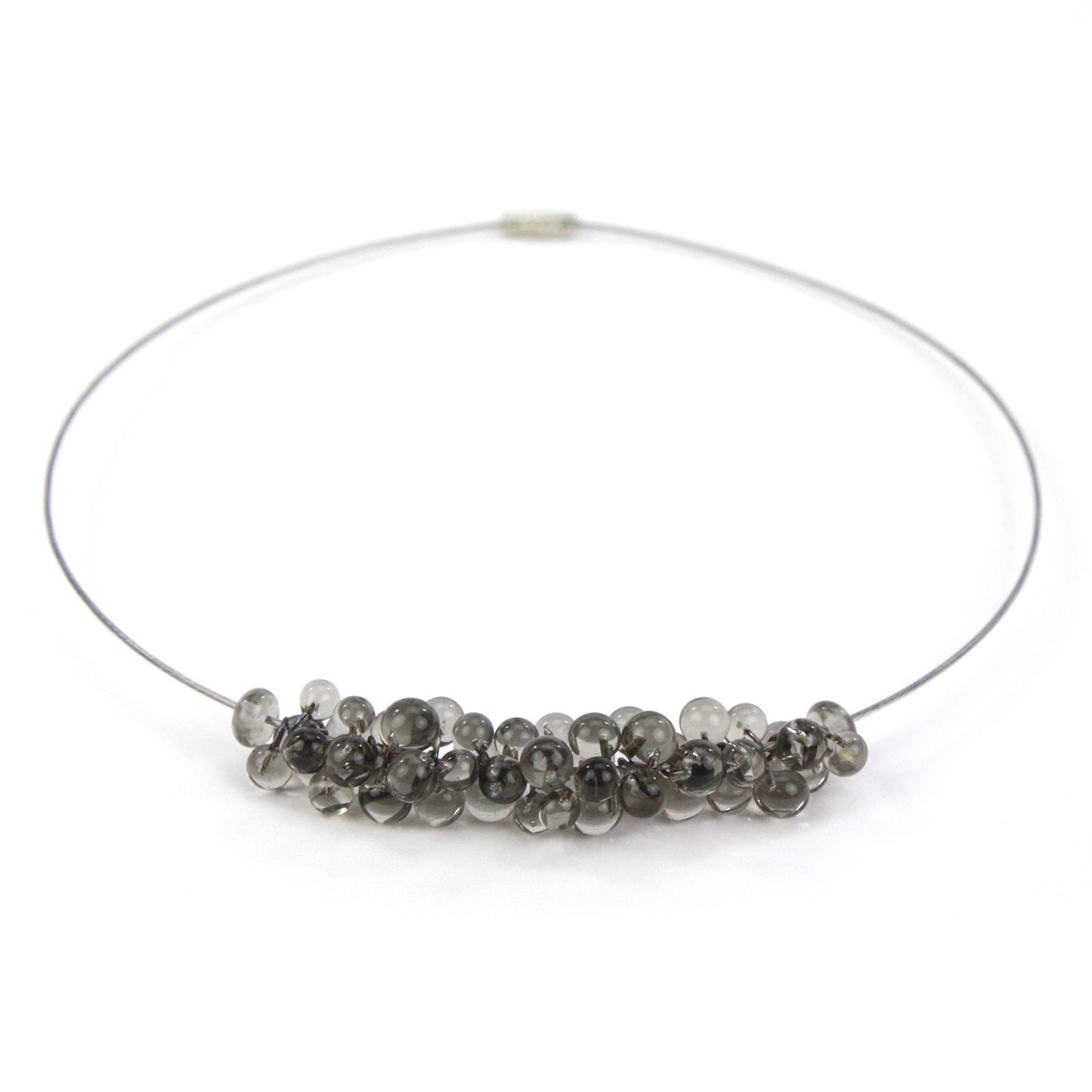 Petite Chroma Necklace in Grey