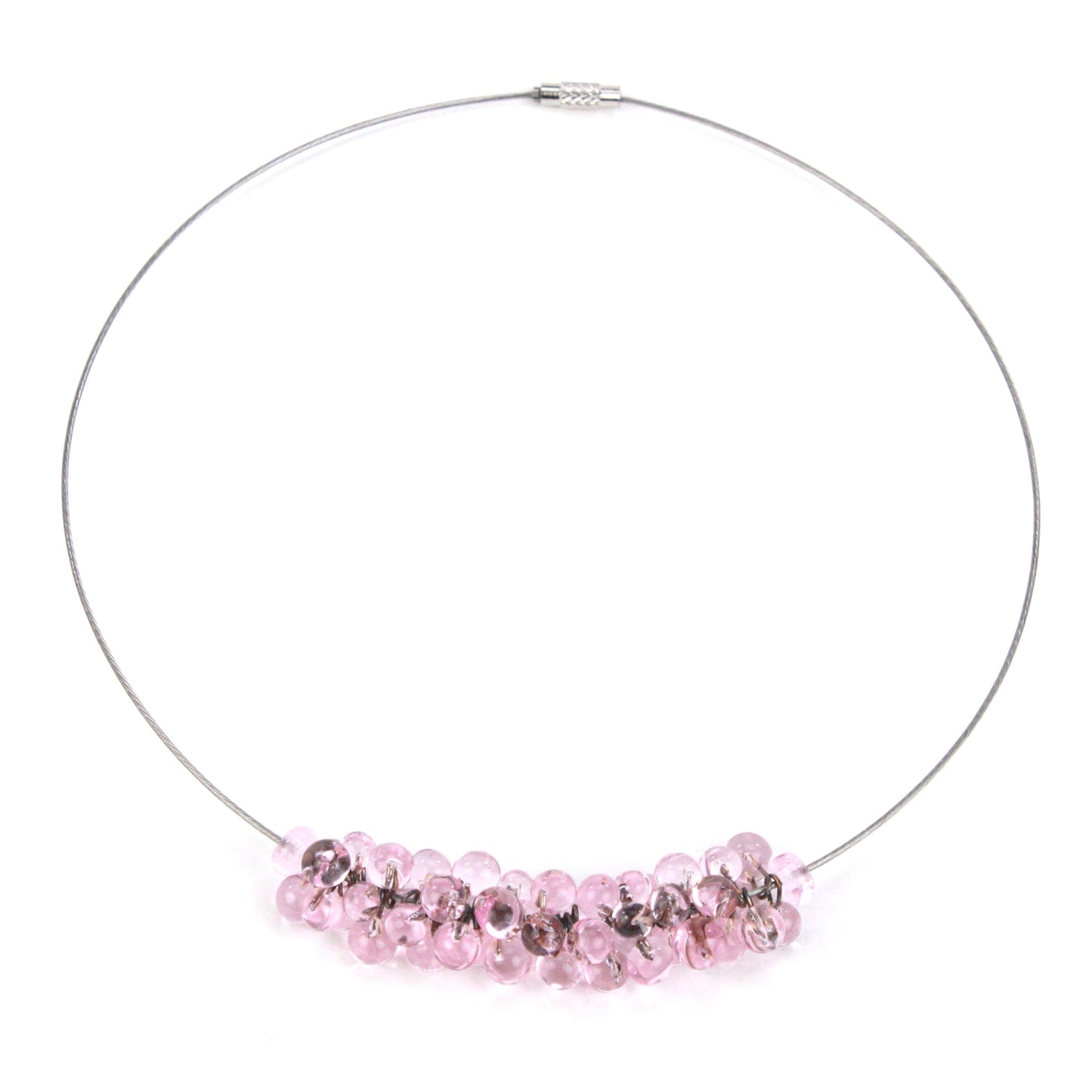 Petite Chroma Necklace in Pink