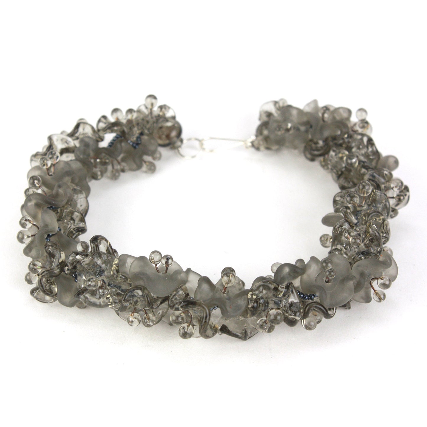 Florette necklace in grey