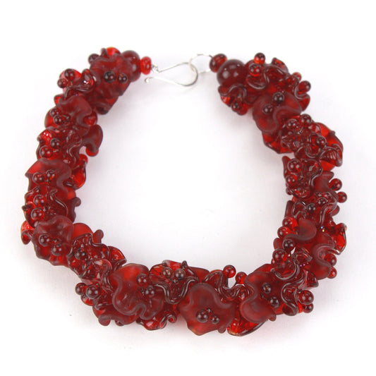 Florette necklace in red