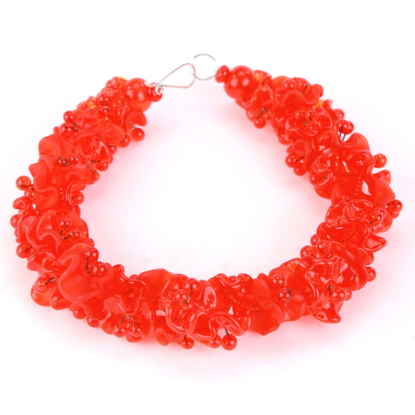 Florette necklace in orange