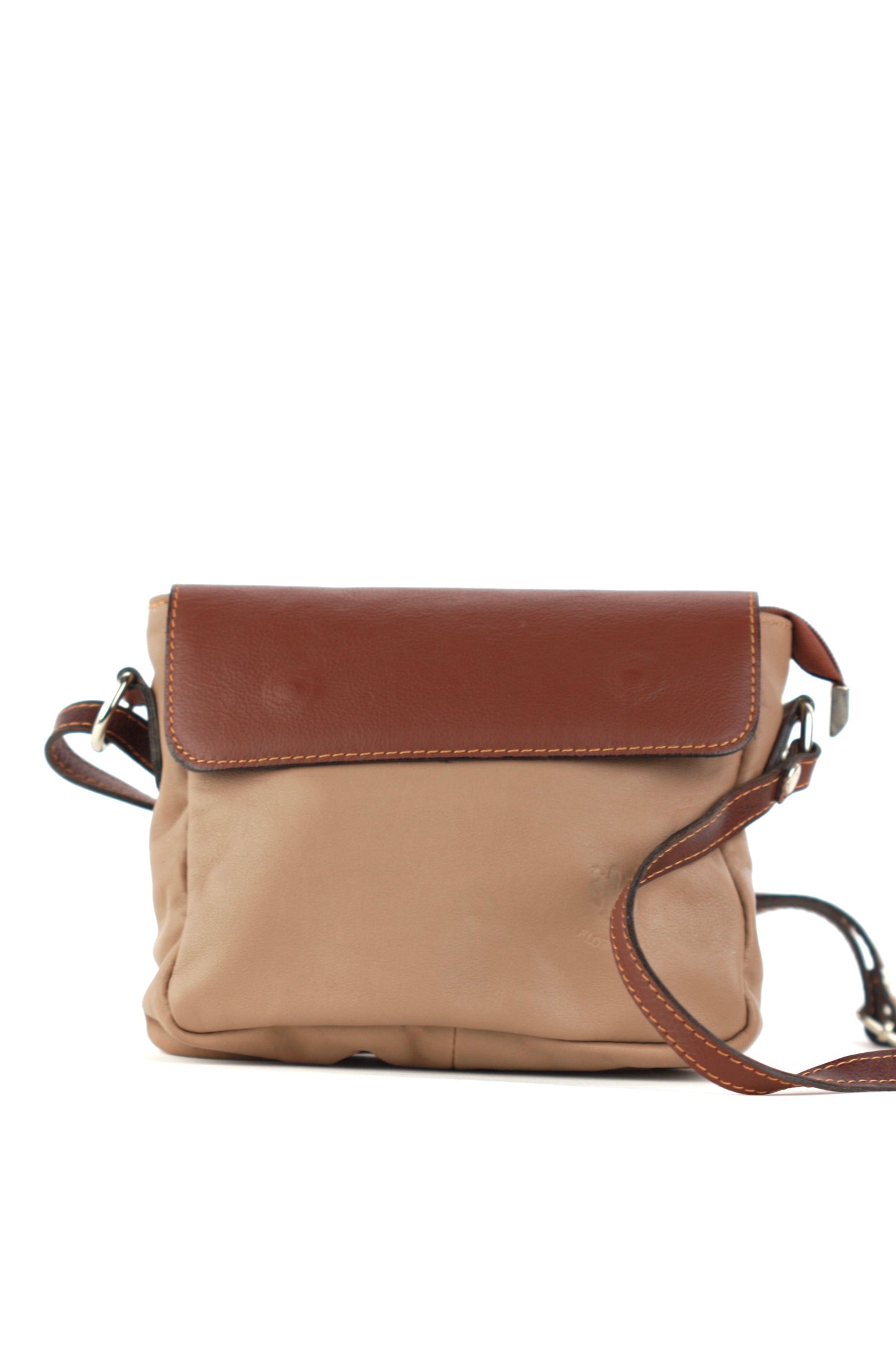 Penelope handbag in tan and brown