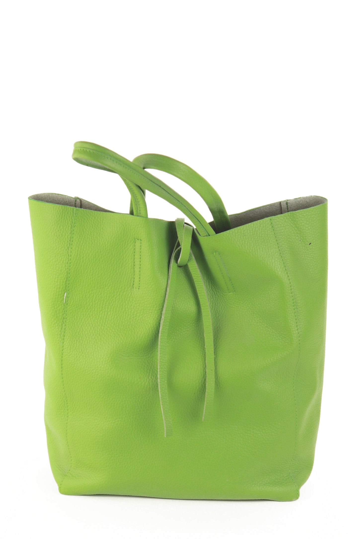Babila shopping tote in bright green